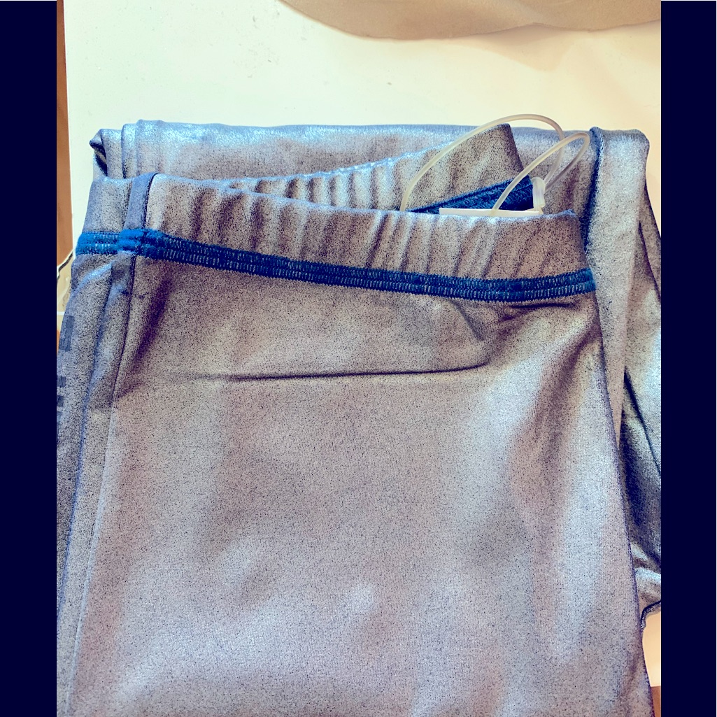 Moschino Silver Leggings Size S New With Tags